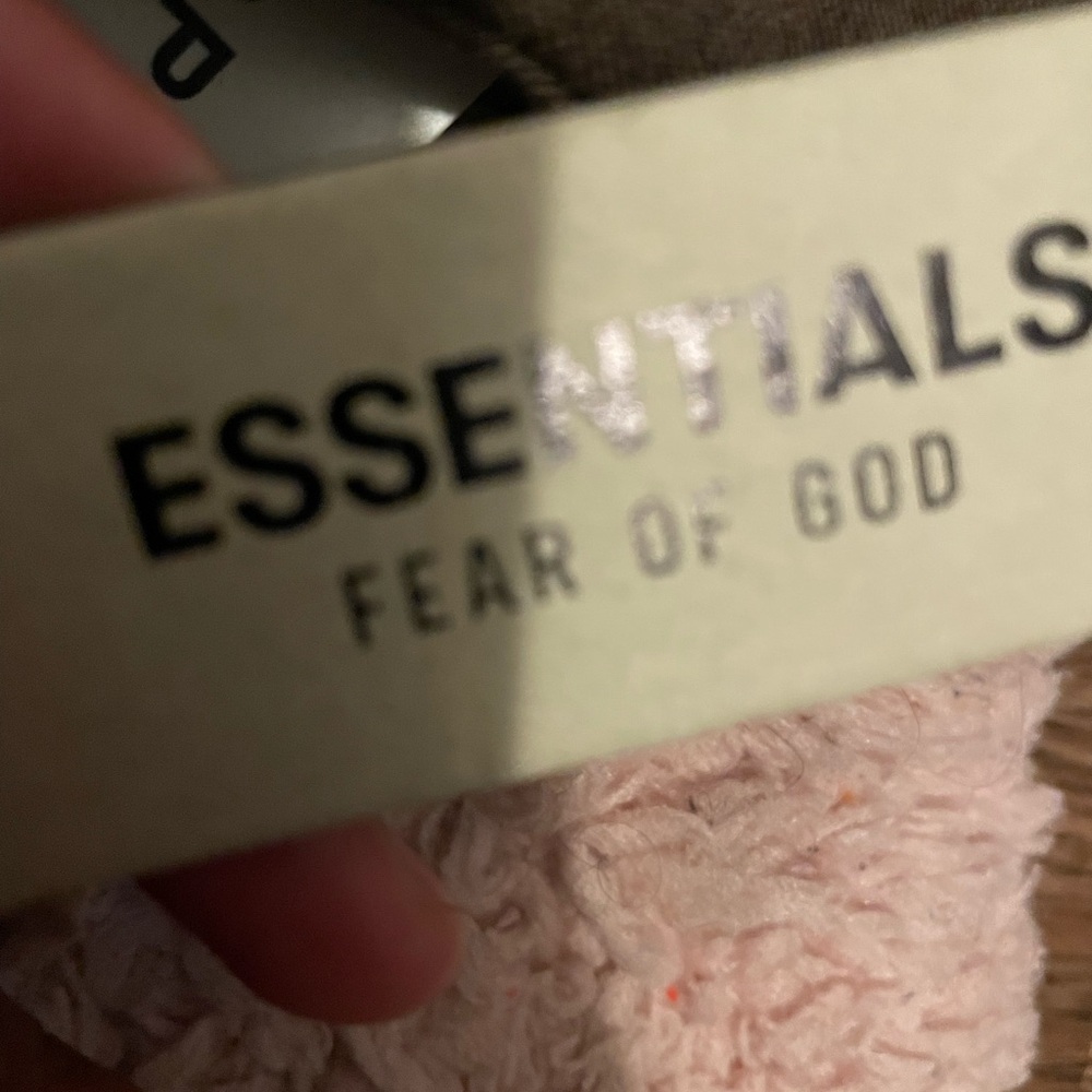 Fear of God Essentials brown shirt